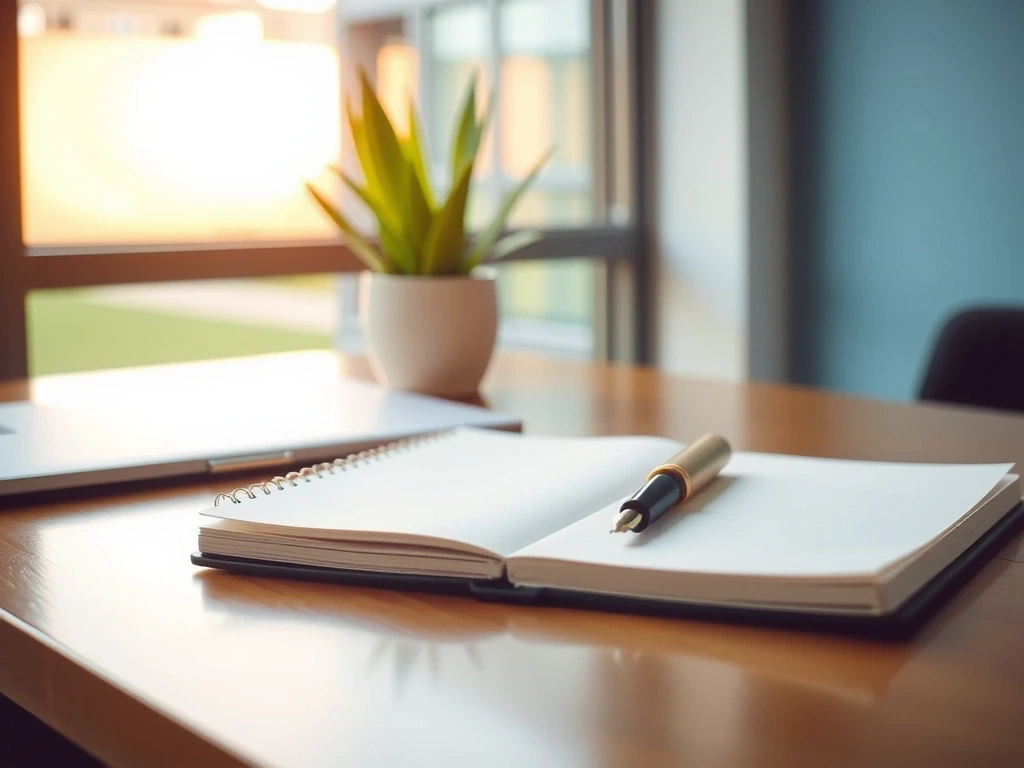 Minimalistisches Zeitmanagement Setup