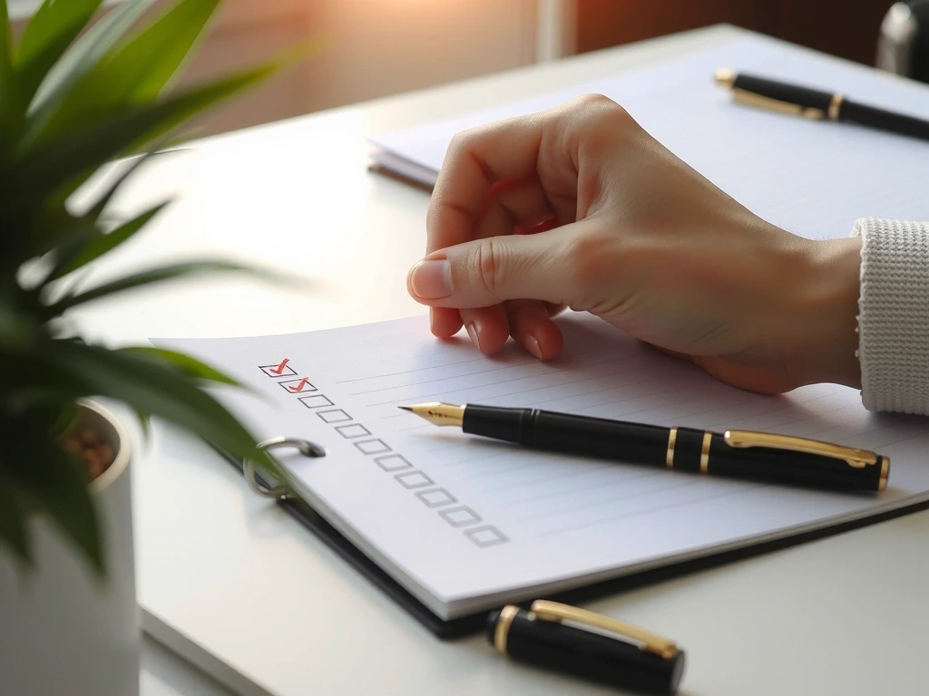 Vollendete Tagesplanung